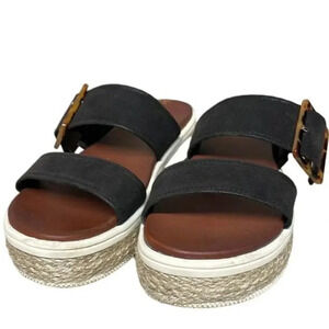 MIA Black Sandals Size 6‎ 1/2